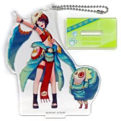 【中古】キーホルダー 大空スバル アクリルスタンドキーホルダー 第二弾 「バーチャルYouTuber ホロライブ×モンスターハンターワイルズ ホロライブとオトモ 第二弾」