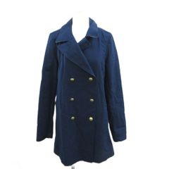 トミーヒルフィガー TOMMY HILFIGER トレンチコート アウター ダブルブレスト 2 紺 ネイビー 赤 レッド /SH ■ECC009