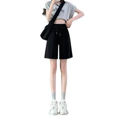 【新品】 [moxixom] ハーフパンツ レディース パンツ 5分丈 ショートパンツ M3506blk-XL