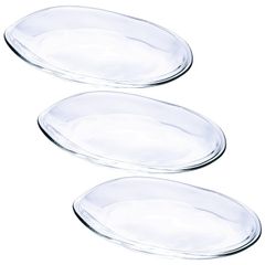 【新品】 アデリア(ADERIA) 【 てびねり ミニトレイ クリア 3枚セット 日本製 食洗機対応 P6284 】 豆皿 小皿 取り皿 お皿 プレート ケーキ皿 食器 ランチ ガラス とりざら 中皿 和食器 男の子 長角皿 和菓子 結婚祝い プレゼント ギフ