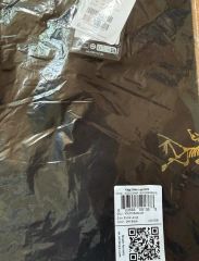 ARC'TERYX アークテリクス クレイグ コットン ロゴ 半袖T ブラック/白