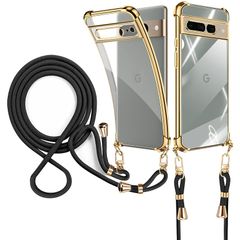 兼容 Google pixel 7 Pro 対応 ケース ショルダー 薄型 耐久性 耐衝撃 透明 0