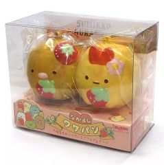 【中古】雑貨 とんかつ＆えびふらいのしっぽ なかよしワケパン 喫茶すみっコでいちごフェア スクイーズ マスコット 「すみっコぐらし」
