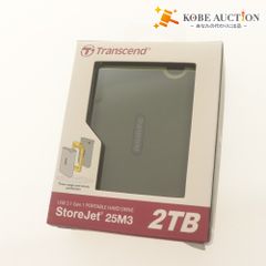 ■ Transcend トランセンド ポータブルハードディスク 2TB StoreJet 25M3 USB 3.1 Gen1 外付けHDD 耐衝撃 未使用 未開封
