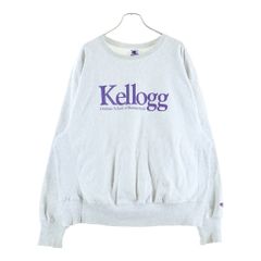 CHAMPION (チャンピオン) 90S VINTAGE REVERSE WEAVE KELLOGG リバースウィーブ フロントプリント スウェット トレーナー グレー
