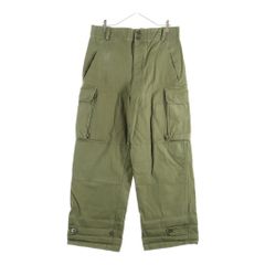VINTAGE (ヴィンテージ) 50S FRENCH ARMY Savo le creusot M-47 CARGO PANTS フランス軍 M‐47 前期型 カーゴパンツ カーキ