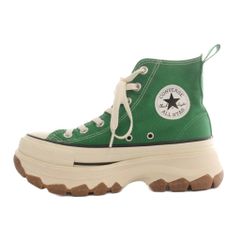 コンバース CONVERSE 1SD839 ALL STAR TREKWAVE Z HI オールスター トレックウエーブ Z HI スニーカー US4.5 緑 グリーン /BB