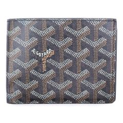 GOYARD (ゴヤール) サンフロランタン 二つ折り財布 ブラック×ブラウン PVC