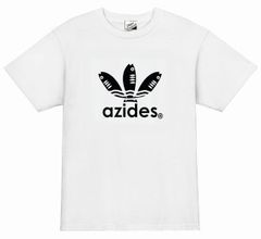 正規商標登録品【azides/5.3oz】アジデス  半袖Tシャツ 面白いTシャツ おもしろ プレゼント ネタ うける ストリートファッション 大人ストリート スポーツカジュアル ユニセックス ルーズスタイル 韓流