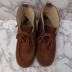 MINNETONKA ミネトンカ ティーレイショートブーツ ブラウン 8M(25.0cm相当) ♢〇