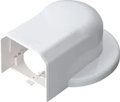 因幡電工 MDウォールコーナー エアコンキャップ用 MWM-75-L-W 送料無料