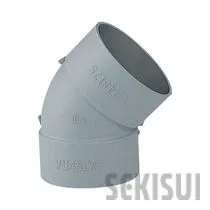 積水化学工業 エスロン DV-VU継手 45°エルボ(VU45L) U4L75 送料無料
