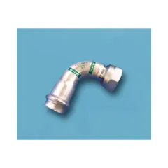 【期間限定】ベンカン ダブルプレス メスアダプタ付90°エルボ WプレスAEメス25X1