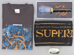 【中古】グッズセット ライブロゴ Essentials Pack L(Rubber Wristband(ラバーリストバンド)付き) 「バーチャルYouTuber ホロライブ 星街すいせい Hoshimachi Suisei 日本武道館 Live “SuperN