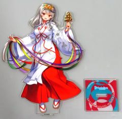 【中古】アクリルスタンド・アクリルパネル 沙花叉クロヱ(巫女衣装) アクリルフィギュア 「バーチャルYouTuber ホロライブ×神田祭＆アトレ秋葉原 ホロライブ神田祭2023」