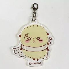 【中古】キーホルダー [単品] ラッコ アクリルキーホルダー 「ちいかわ なんか小さくてかわいいやつ モモンガ＆くりまんじゅう＆ラッコ 3連アクリルキーホルダー」