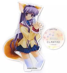 【中古】アクリルスタンド・アクリルパネル 藤林杏 アクリルフィギュア(くらにゃどver.) 「Eureka!くじ CLANNAD-クラナド-」 10連セット購入特典