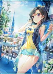 【中古】同人ポスター・タペストリー・カレンダー系 【オリジナル】B2タペストリー 絵柄C(ふーみ) ふーみイラスト展 恋のはじまり/ラジアルエンジン＆とらのあな