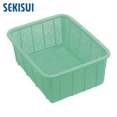 セキスイ 角かご深型 小 ライトグリーン