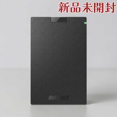 バッファロー ポータブルHDD HD-PCG2.0U3-GBA 2TB USB3.1(Gen.1) ブラック スタンダードモデル