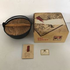 〇南部鉄器 鉄鍋 健康鍋 木蓋付き 【未使用品】