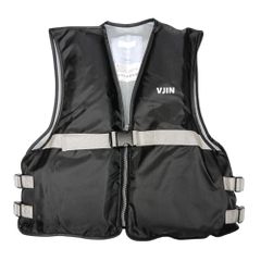 VJIN ライフジャケット フローティングベスト、シンプルデザイン、子供・大人用、海・川・湖でのアクティビティに最適 (ブラック, （大人）2XL) 28f69c6f