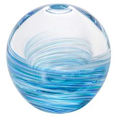 アデリア(ADERIA)【 津軽びいどろ 六の色 一輪挿し 海 化粧箱入 日本製 F75726 】ガラス 花瓶 フラワーベース 東北 陸奥 自然 モチーフ ギフト プレゼント 贈り物 手作り インテリア雑貨 アロマ リードディ [03_海] [04_一輪挿し]