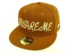 ■新品■未使用■ Supreme シュプリーム ニューエラコラボ 23SS Script New Era ベースボールキャップ 帽子 サイズ 7 1/2 FY3679