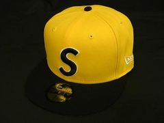 ■新品同様■ Supreme シュプリーム ニューエラ コラボ リーパー Sロゴ ポリエステル ベースボールキャップ サイズ 7 1/2 FY3678