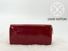 ルイヴィトン モノグラム ヴェルニ ジッピーウォレット 長財布 ラウンドファスナー レッド