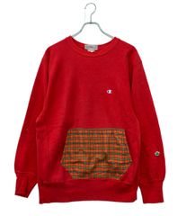 チャンピオン スウェット トレーナー タータンチェック レディース SIZE L Champion