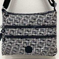 9886　Kipling キプリング　ショルダーバッグ　ネイビー　レディース　軽量