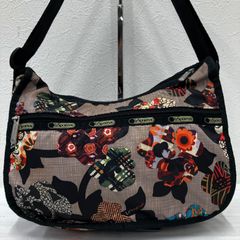 9919　LeSportsac　レスポートサック　ショルダーバッグ　クラシックホーボー　ブラック　黒　ベージュ　花柄　レディース　軽量