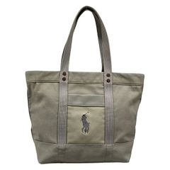 POLObyRalphLauren(ポロラルフローレン) ショルダーバッグ ビッグポニー グレー