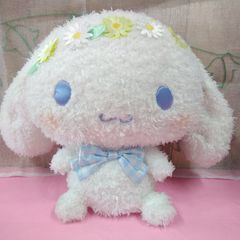 ふわふわ☆花冠のシナモロールのぬいぐるみ  D233