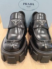 ※値下げしました※【極美品】PRADA モノリス 37 レシート有 箱・付属品完品 レディース