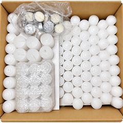 【在庫処分50％OFF】ミニろうそく　コップろうそく・ティーライトキャンドル 約260個 大容量 お買い得セット　仏具　仏壇