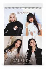 BLACKPINK（ブラックピンク）2027年 壁掛けカレンダー ステッカー付き ブルピン 韓国グッズ K-POP アイドグッズ