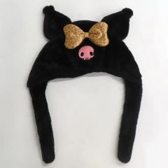 【中古】衣類 3.クロミ(ヒョウ柄) 耳付き帽子 「サンリオ当りくじ クロミ当りくじ(2026)」