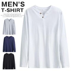 ロンt メンズ ロングtシャツ 無地 長袖Tシャツ 大きいサイズ 長袖 tシャツ ロンティー インナー カットソー トップス オーバーサイズ 大きい 綿100% プルオーバー メンズtシャツ 長袖シャツ 無地Tシャツ メンズトップス  jiuchuang04