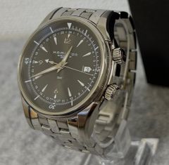 ハミルトン ジャズマスター トラベラー H326150 自動巻き メカニカル GMT 腕時計 ステンレス　裏スケ