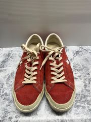 ★★送料無料！！希少❣ヴィンテージ❣converse コンバース限定TimeLineリリース復刻モデル（ワンスターＪヴインテージ）スエード　レッド　ＵＳ9　27,5cm　#81013mo502