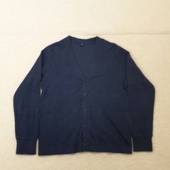 【UNIQLO　ユニクロ】 キッズ ニットカーディガン ネイビー 150サイズ 0/10