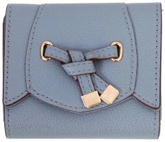 【中古】財布・パスケース VIS フラワーカット財布ミニ SAXE BLUE セブンイレブン限定