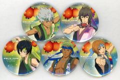 【中古】バッジ・ピンズ コウジ＆ヒロ＆カヅキ＆タイガ＆アレク 缶バッジ5個セット 「KING OF PRISM -PRIDE the HERO-」 Loppi・HMV限定