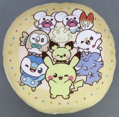 【中古】クッション・本体 みんな集合 もちもちクッション 「ポケットモンスター ポケピース POP UP SHOP ～Special Peaceful Place～ in いちばんプラザ」