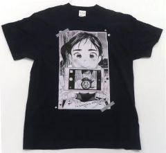 【中古】Tシャツ 曲伊咲 コマTシャツ ネイビー フリーサイズ 「君は放課後インソムニア」