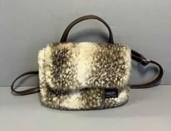 PORTER ポーター ショルダーバッグ ハンドバッグ 2way フェイクファー バンビ柄 鞄