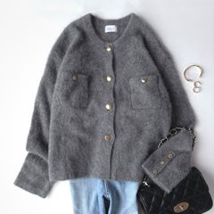 24AW green label relaxing フォックス カシミヤ デイリーエリート