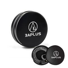 【新品】 3APLUS イヤホンケース イヤホン?ケーブル収納 ミニボックス 小物入れ 防水 耐衝撃 密閉性 耐圧力 アルミ合金製 有線イヤホン/リケーブル/充電アダプタ/USBメモリ SD TFカード/鍵など適合する ブラック 0